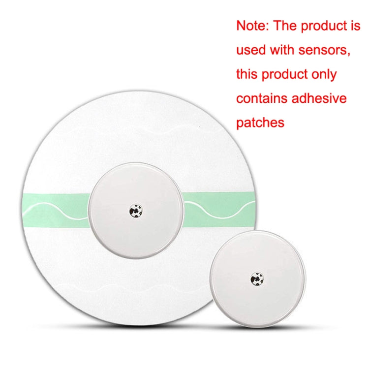 10 PCS Fixed Small Sensor TPU Transparent Adhesive Patch(Oval)