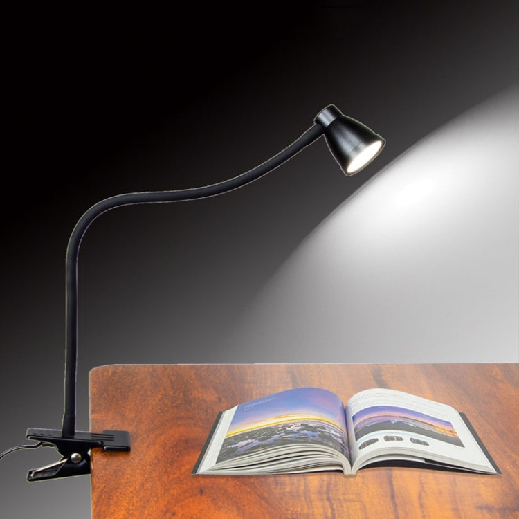 668A001 USB 360 Degree Bend Hose Desk Lamp, Spec: Black Stepless Dimming