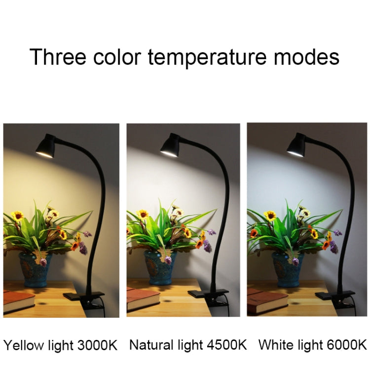 668A001 USB 360 Degree Bend Hose Desk Lamp, Spec: White Two-speed Dimming