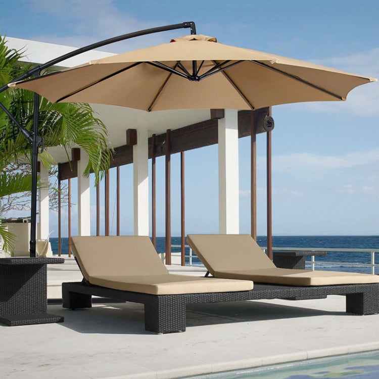 Polyester Parasol Replacement Cloth Round Garden Umbrella Cover, Size: Diameter 2.7m 6 Ribs(Big Red)