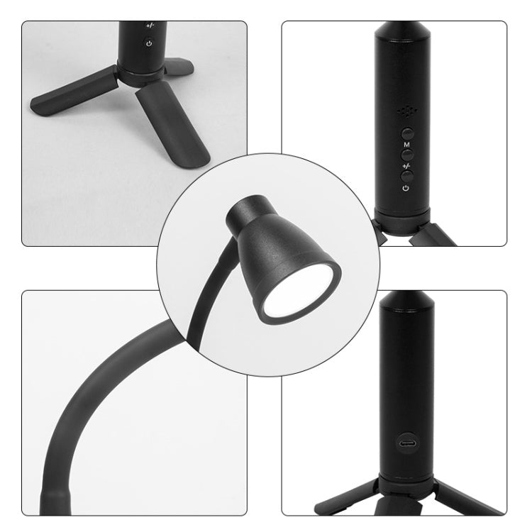 FQ501F LED Tri-Dimming Tripod Desk Lamp(White)