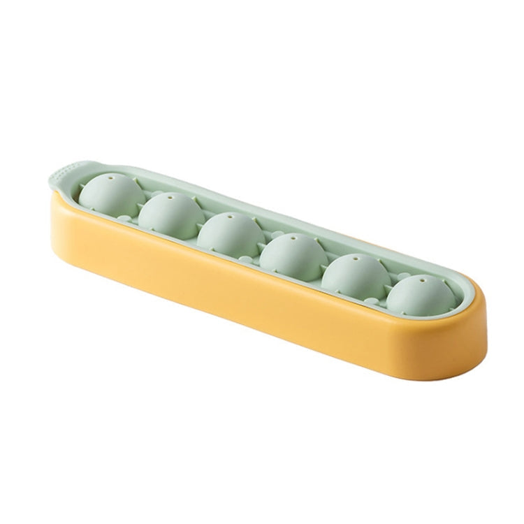 Homemade Quick Frozen Ice Cube Storage Silicone Mold(Yellow Green)
