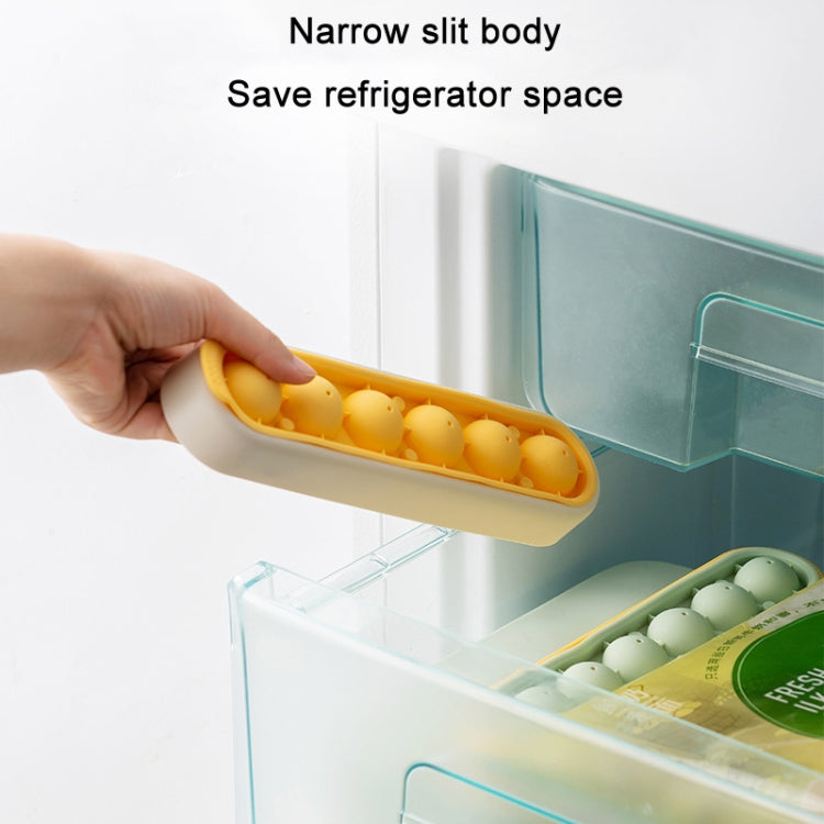 Homemade Quick Frozen Ice Cube Storage Silicone Mold(Yellow Green)