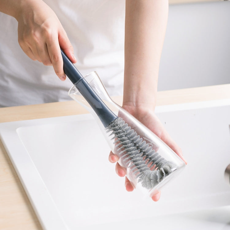 Nylon Hair Long Handle Water Cup Cleaning Brush(Light Mint Green)