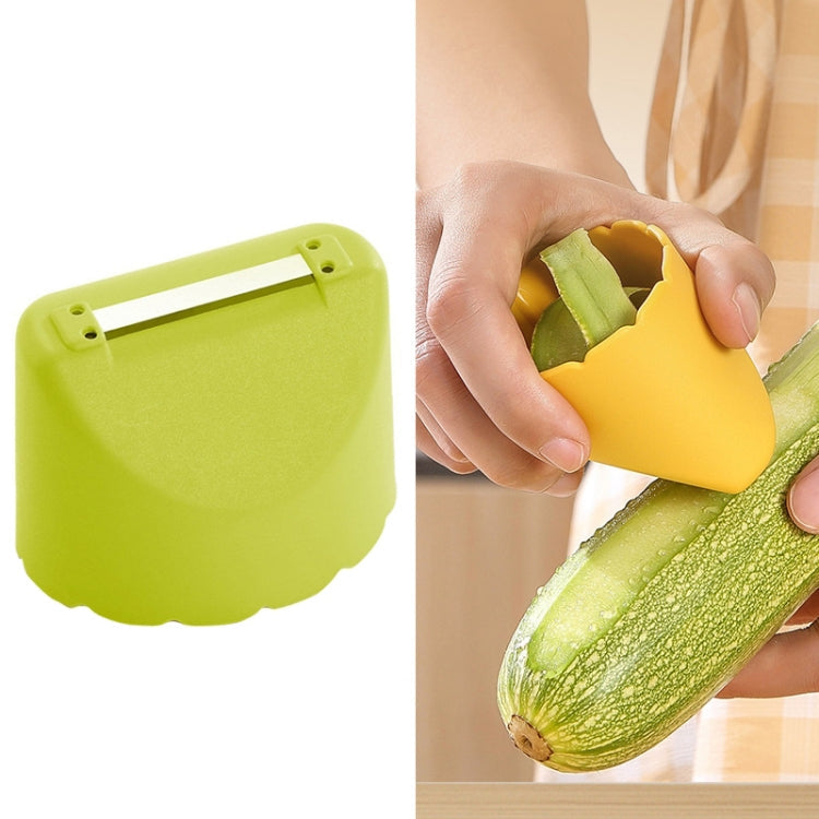 Kitchen Splash Resistant Stainless Steel Home Fruit Peeler(Apple Green)