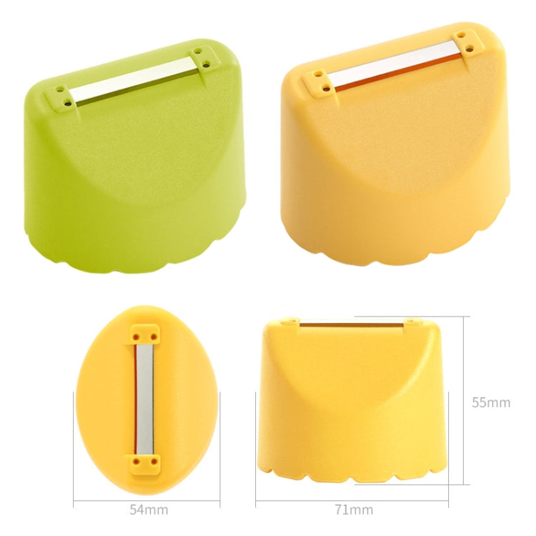 Kitchen Splash Resistant Stainless Steel Home Fruit Peeler(Lemon Yellow)