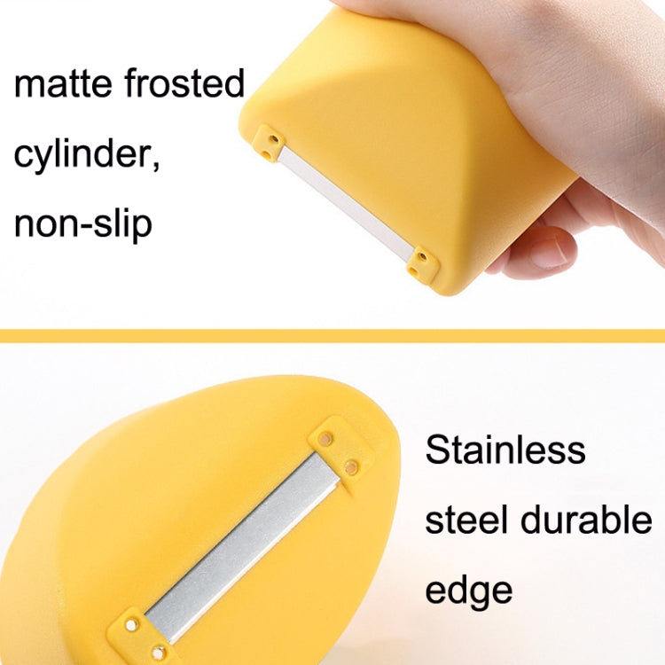 Kitchen Splash Resistant Stainless Steel Home Fruit Peeler(Lemon Yellow)