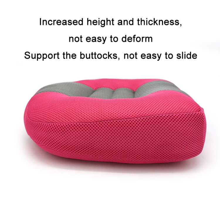 Driving Test Thickening & Heightening Pad Office Correction Hip Pad, Size: 38x38x10cm(Black Gray)