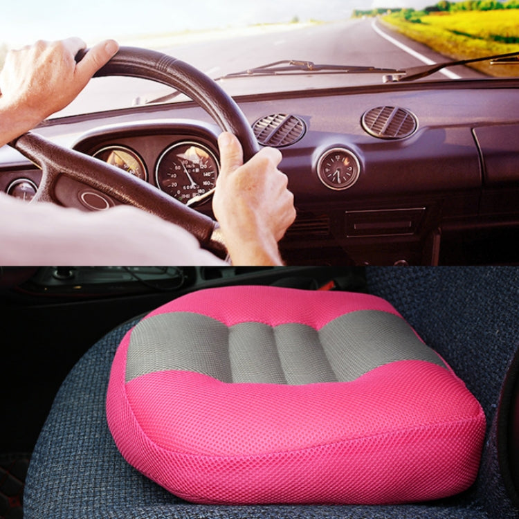 Driving Test Thickening & Heightening Pad Office Correction Hip Pad, Size: 38x38x10cm(Black Gray)