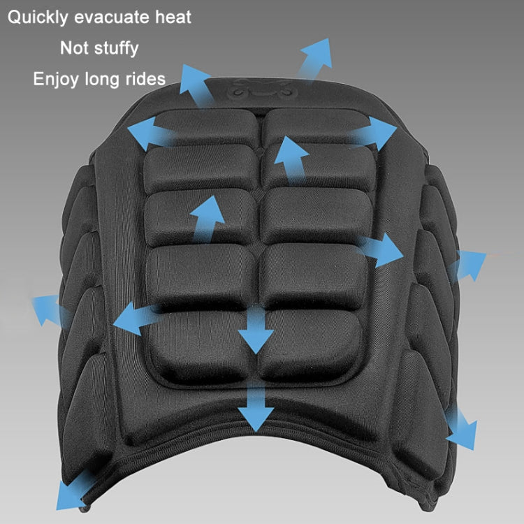 Shock Absorption Heat Insulation Breathable Motorcycle Seat Cushion, Style: Butterfly Type