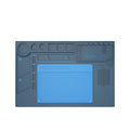 BAKU BA-695  2 in 1 TPR+Silicone Computer Phone Repair Desk Mat Heat Resistant Insulation Mat