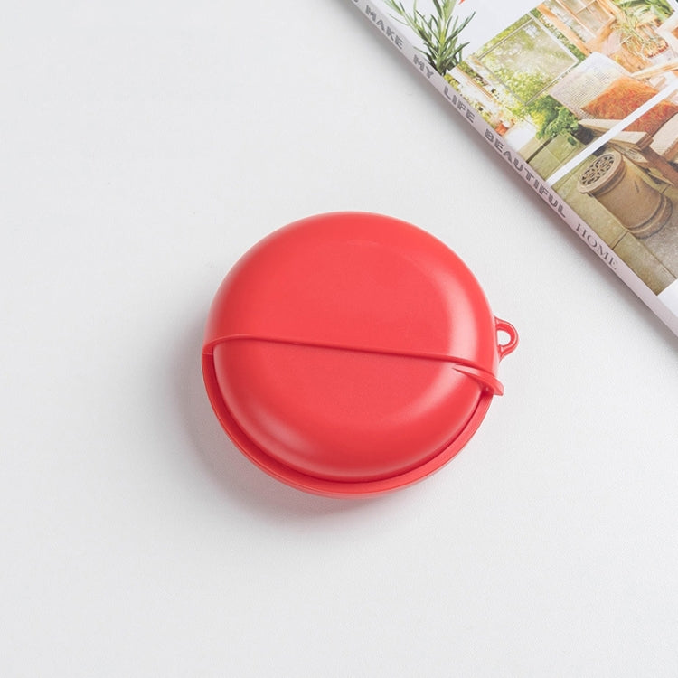 Desktop Portable Storage Box Headset Drug Round Storage Box(Red)