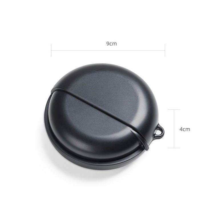 Desktop Portable Storage Box Headset Drug Round Storage Box(Black)