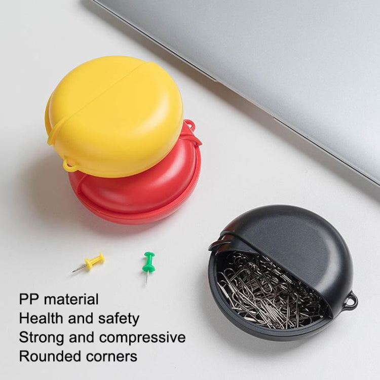 Desktop Portable Storage Box Headset Drug Round Storage Box(Red)