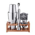 Bamboo and Wood Rack Bartending Tool Set, Spec: K10-11