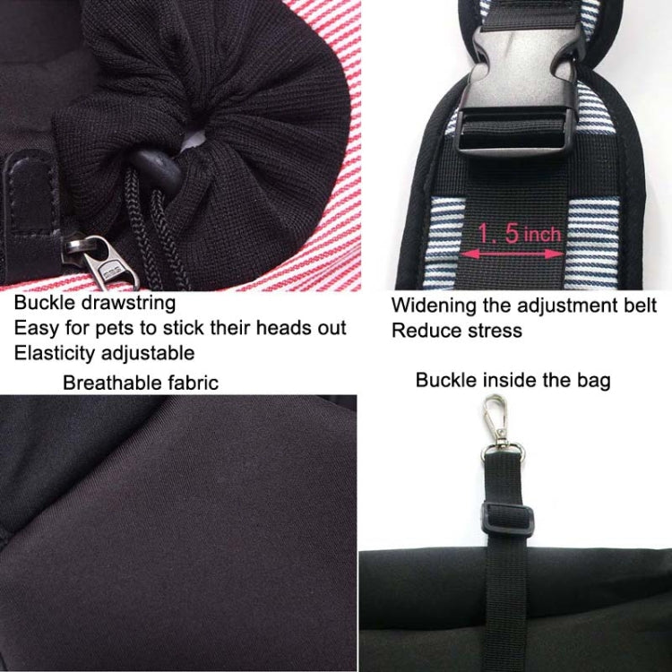 LOVOYAGER Diagonal Pet Backpack Small Dog And Cat Travel Bag, Style: Winter Coffee