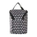Travel Diaper Storage Bag Hang Baby Stroller Thermal Insulation Bottle Bag(Black Circle)