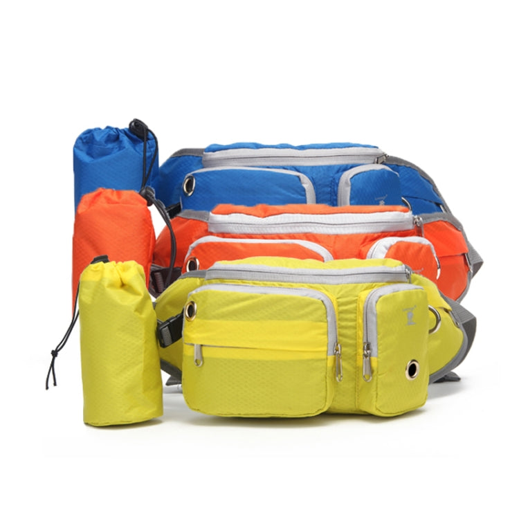 Lovoyager Pet Training Waist Bag Outdoor Walking Dog Snack Pocket(Orange)
