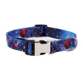 Pet Ethnic Style Polyester Cotton Print Pattern Collar, Size: XL: 2.5x43-71cm(Milky Way)