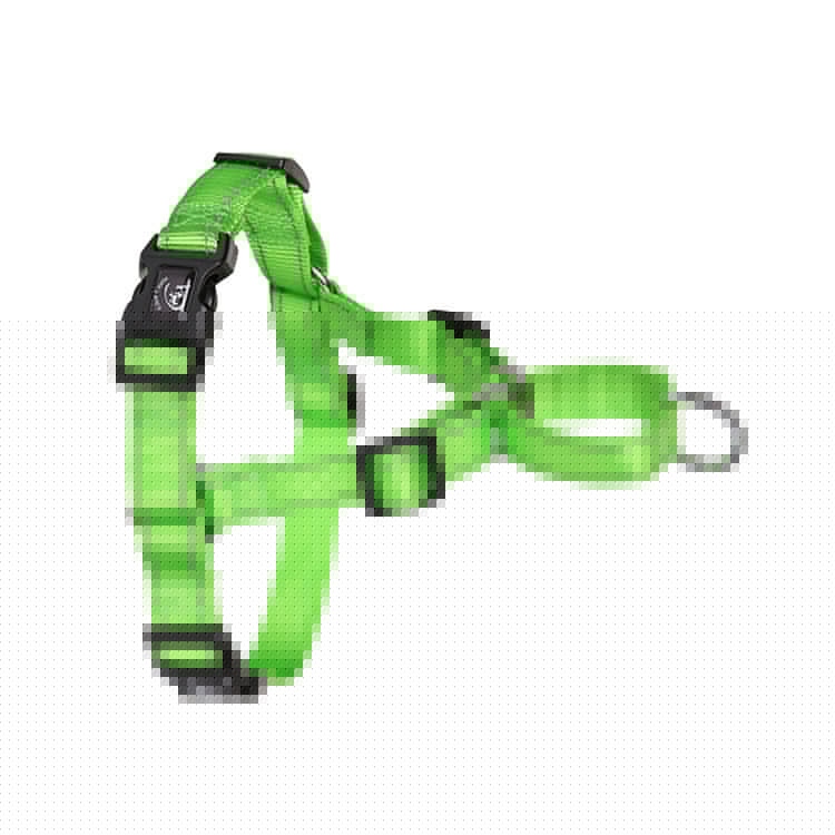 Glow Castle Pet Reflective Nylon Prevent Running Wild Chest Strap, Size: XL(Grass Green)