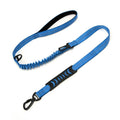 Elastic Reflective Car Dual-purpose Dog Leash(Dark Blue)