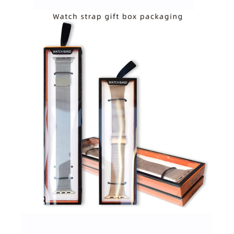 5 PCS Universal Watch Strap Box Gift Box,Style: Short Type  White Black