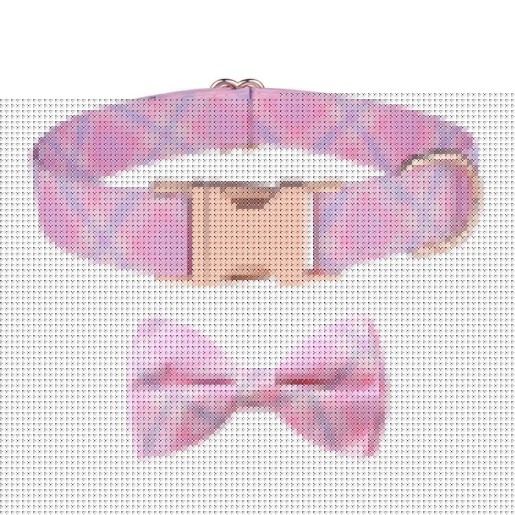 Rose Gold Buckle Pet Detachable Bow Collar, Size: XL 2.5x43-70cm(Sweet Pink Girl)
