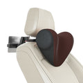A09 Car Seat Headrest Memory Foam Comfortable Neck Pillow, Style: With Stand  (Coffee)
