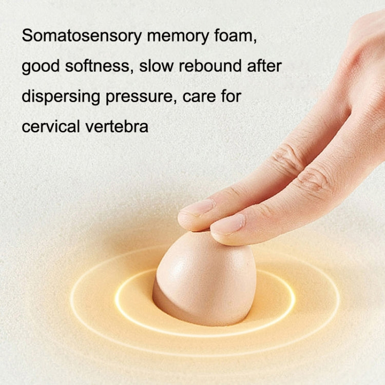 A09 Car Seat Headrest Memory Foam Comfortable Neck Pillow, Style: With Stand  (Blue)
