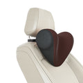 A09 Car Seat Headrest Memory Foam Comfortable Neck Pillow, Style: Without Stand (Coffee)