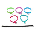 Nylon Reflective Filament P Chain Adjustable Size Collar(Rose Red)