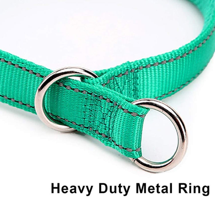 Nylon Reflective Filament P Chain Adjustable Size Collar(Black)