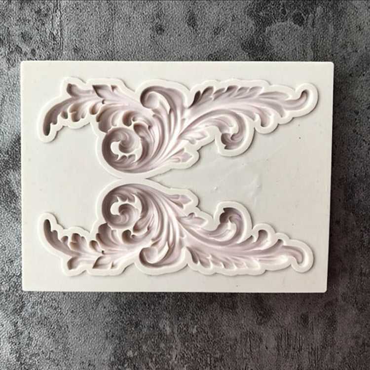 5 PCS Relief Fondant Cake Silicone Mold DIY Chocolate Mold,Style: D215