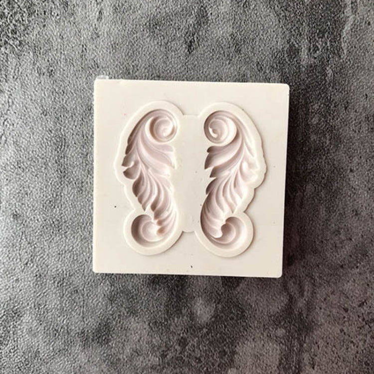 5 PCS Relief Fondant Cake Silicone Mold DIY Chocolate Mold,Style: D216