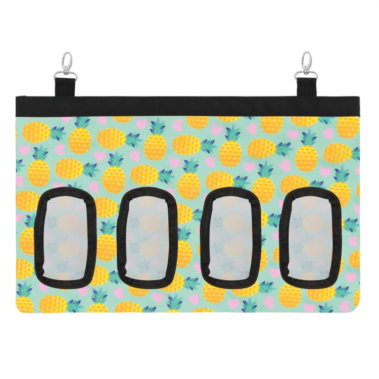 Pet Rabbit Guinea Pig Hanging Feeding Hay Storage Bag, Specification: Pineapple Four-hole