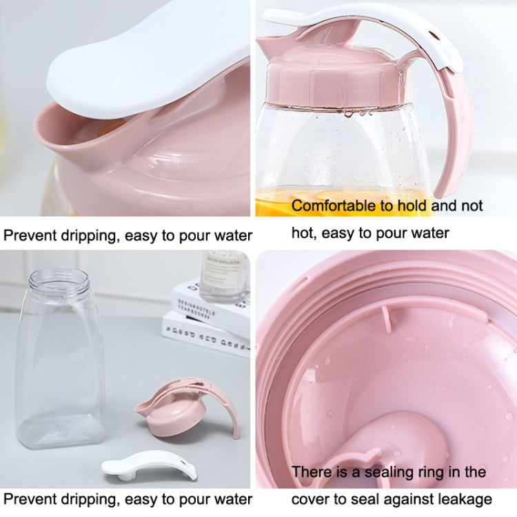 Explosion-proof Heat-resistant Cold Kettle Juice Jug Herbal Teapot, Capacity: 1.2L (Green)