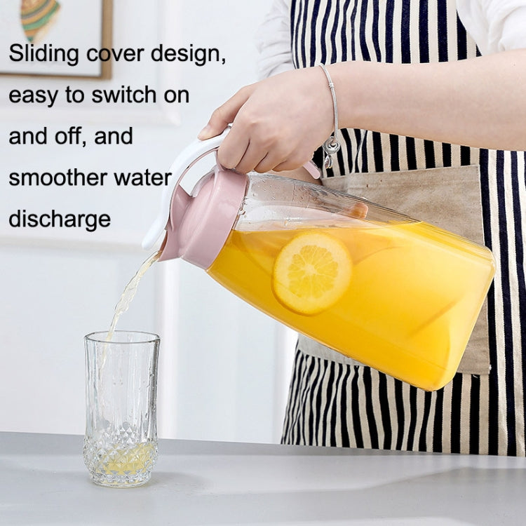 Explosion-proof Heat-resistant Cold Kettle Juice Jug Herbal Teapot, Capacity: 2.15L (Pink)