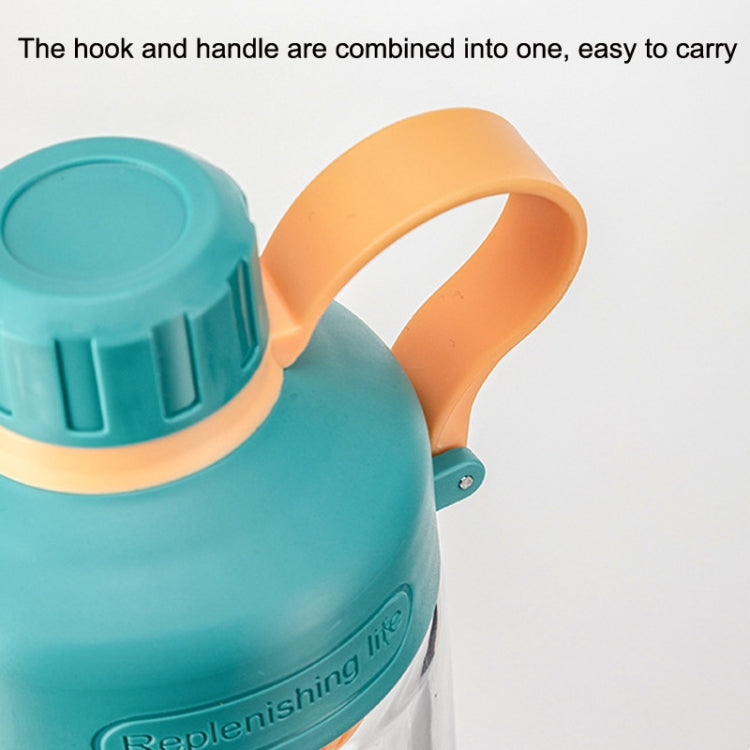 Portable High Temperature Resistant Tea Leaking Plastic Cup, Capacity: 550ml(Purple Yellow)