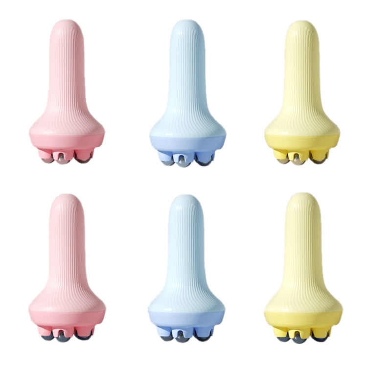 Inner Leg Exercise Muscle Relaxation Abdominal Shaping Roller Massager, Color: Pink Steel Ball Box