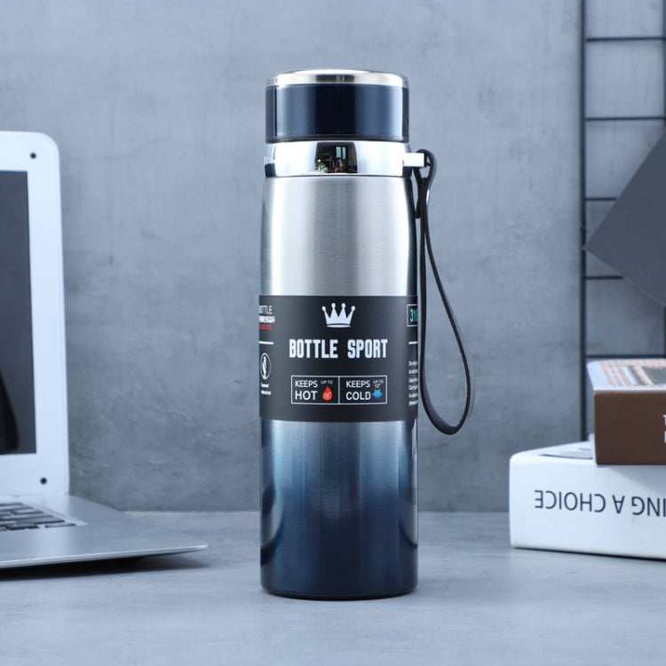 955 316 Stainless Steel Vacuum Cups, Capacity: 800 ml(Gradient Blue)