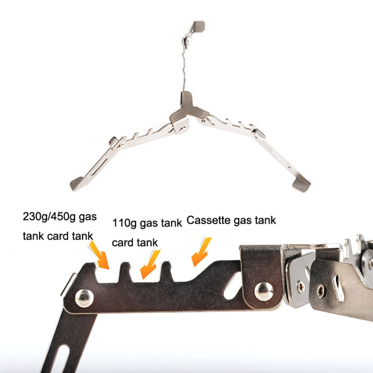 Outdoor Tools Flat Tank Long Tank Stainless Steel Folding Triangular Stable Bracket