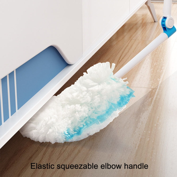 Disposable Household Vacuum Retractable Feather Duster, Style: Long Handle+4 Clothes