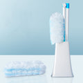 Disposable Household Vacuum Retractable Feather Duster, Style: With Base+2 Clothes