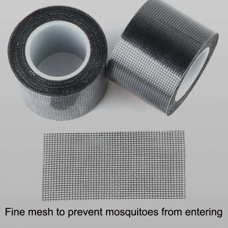 5cm x 2m Door Curtain Mosquito Net Screen Window Anti-mosquito Repair Subsidy(Gray)