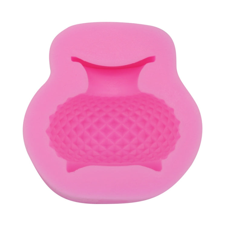 2 PCS Three-dimensional Vase Flower Pot Aromatherapy Gypsum Fondant Mold