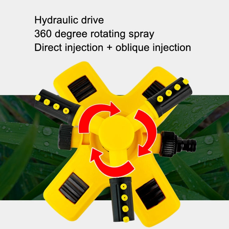 360 Degrees Rotating Watering Device, Style: With 2 PCS 4-point Connector and Pacifier