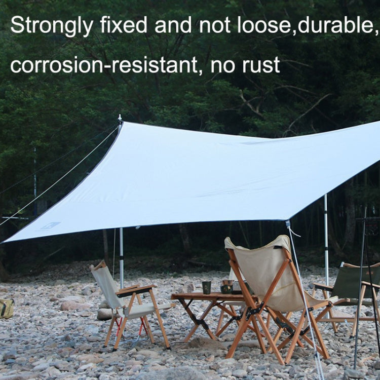 HIKEMAN Enlarged Aperture Outdoor Camping Canopy Pole Holder, Style: Adjustment (Black)