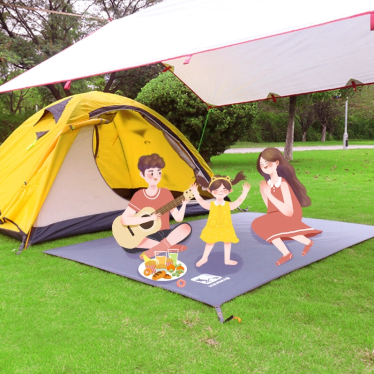 Outdoor Tent Mats Thickened Oxford Cloth Waterproof Picnic Mat, Size: 240x210cm(Green)