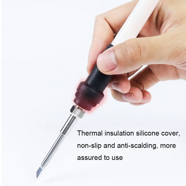 QUECOO 1.3-inch Screen Constant Temperature Soldering Iron, Set: EU Plug (955+M8)
