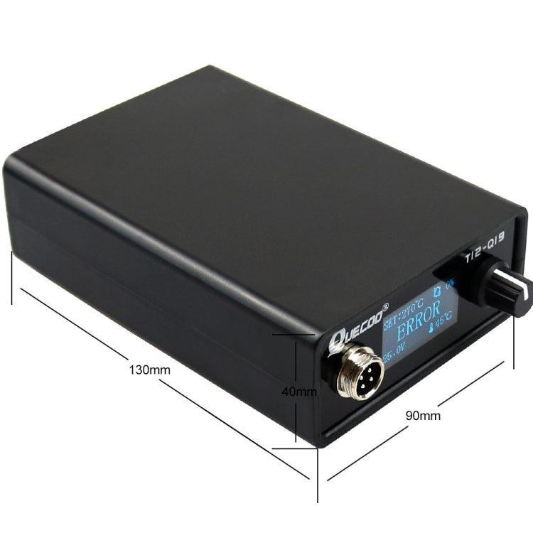 QUECOO 1.3 Inch Display Soldering Station with Handle, Set: US Plug (Q19+907)